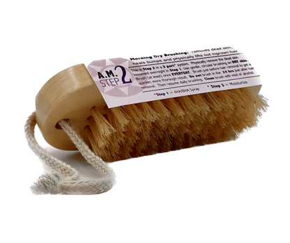 Dry body brushing will lift away dead skin and uncurl potential ingrown hair