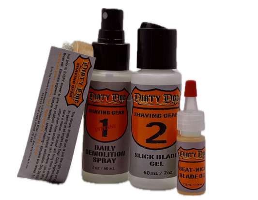 Travel Size shave kit for men - no ingrown hair