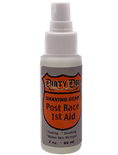 Heal and cool sensitive skin with a quick spray of Dirty Dog First Aid