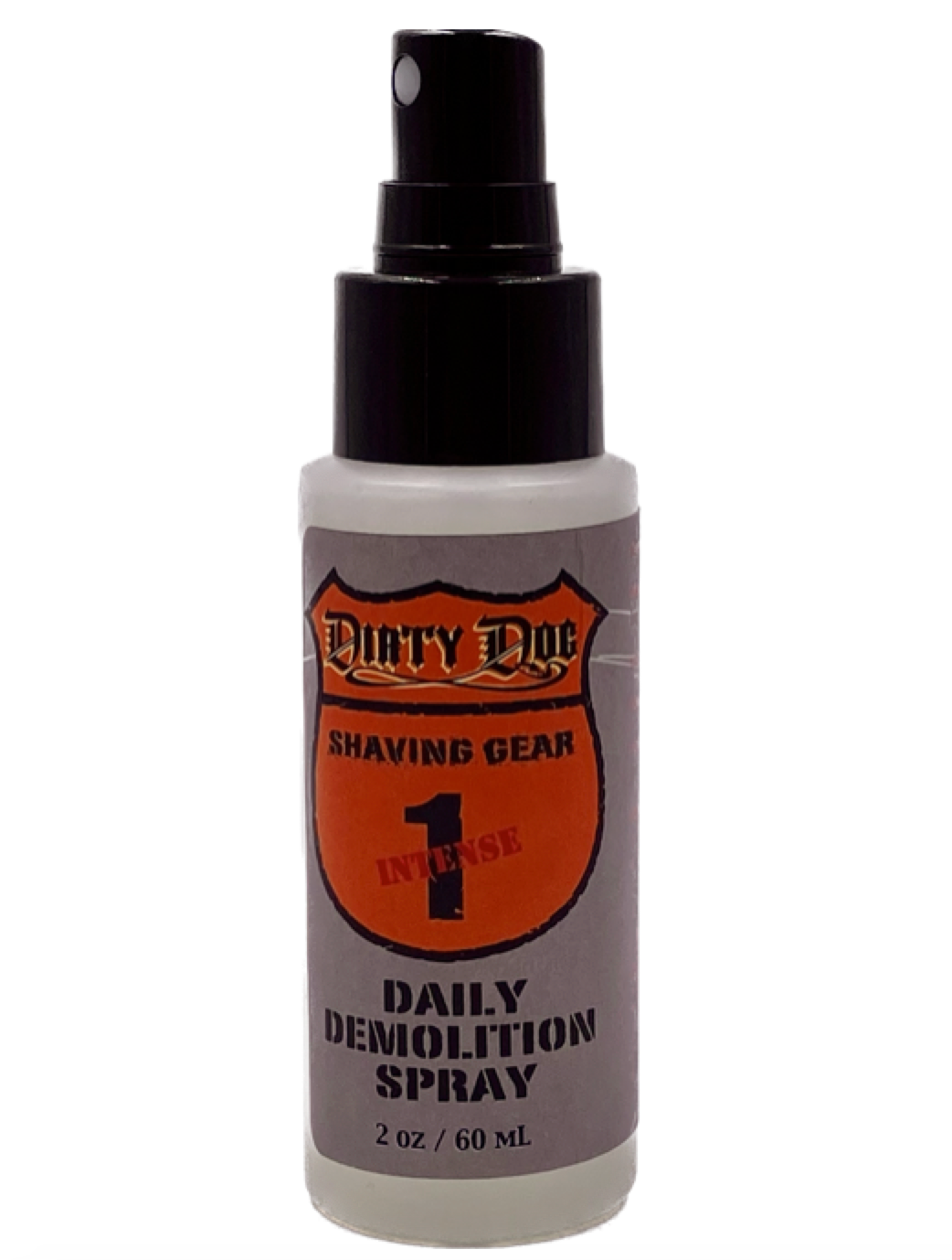 Intense exfoliation Spray for Dirty Dog- Men's line - no ingrown hair