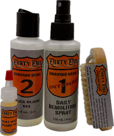 DirtyDog iShaveKit - 4oz Intense exfoliating spray for stubborn ingrowns